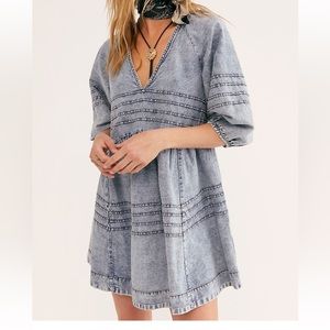Free People Denim Mini Dress